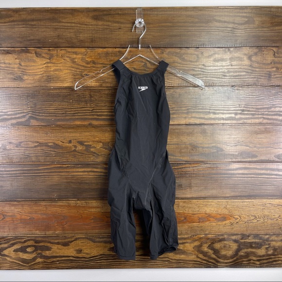 Speedo LZR Racer Pro Recordbreaker Open Back Kneeskin Comfort Strap Tech Suit - Picture 4 of 12